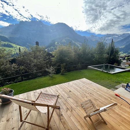 Chalet Sonnenheim, Wohnung Mit Panoramafenster อาเดลโบเดิน ภายนอก รูปภาพ