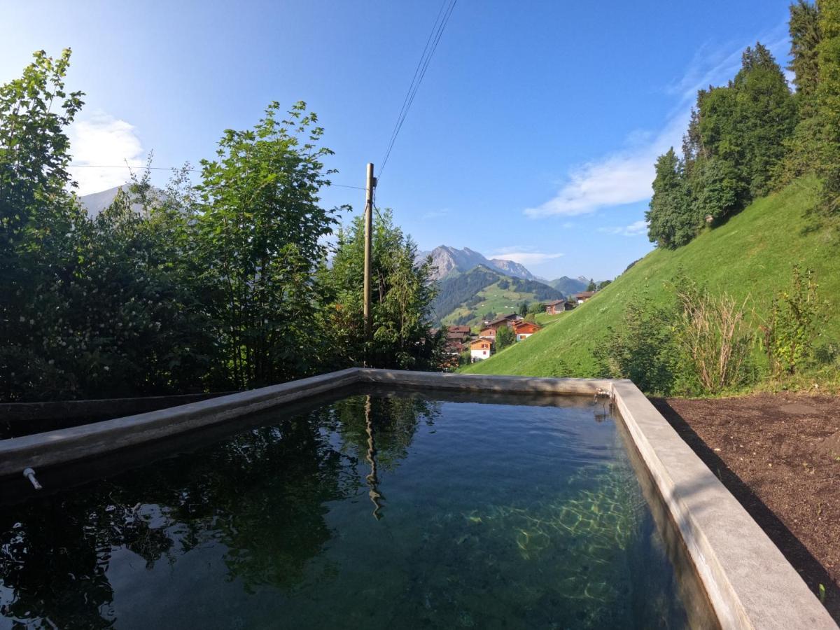 Chalet Sonnenheim, Wohnung Mit Panoramafenster อาเดลโบเดิน ภายนอก รูปภาพ