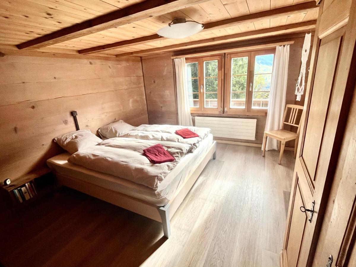 Chalet Sonnenheim, Wohnung Mit Panoramafenster อาเดลโบเดิน ภายนอก รูปภาพ